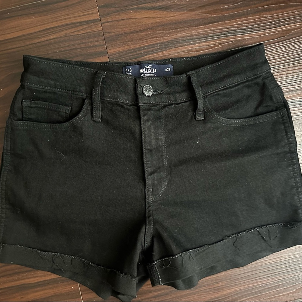 Hollister Women's Classic Black Jean Shorts